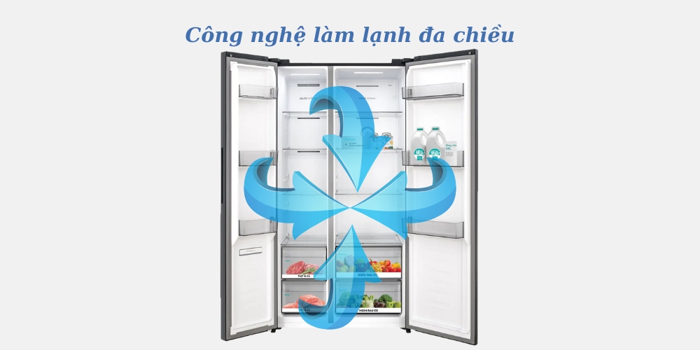 tu-lanh-hisense-inverter-544-lit-rs708n4ebn-108769-3 Tủ Lạnh Hisense RS708N4EBN làm lạnh đa chiều
