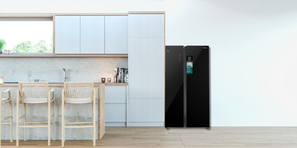 Tủ Lạnh Hisense Inverter 544 Lít RS708N4EBU