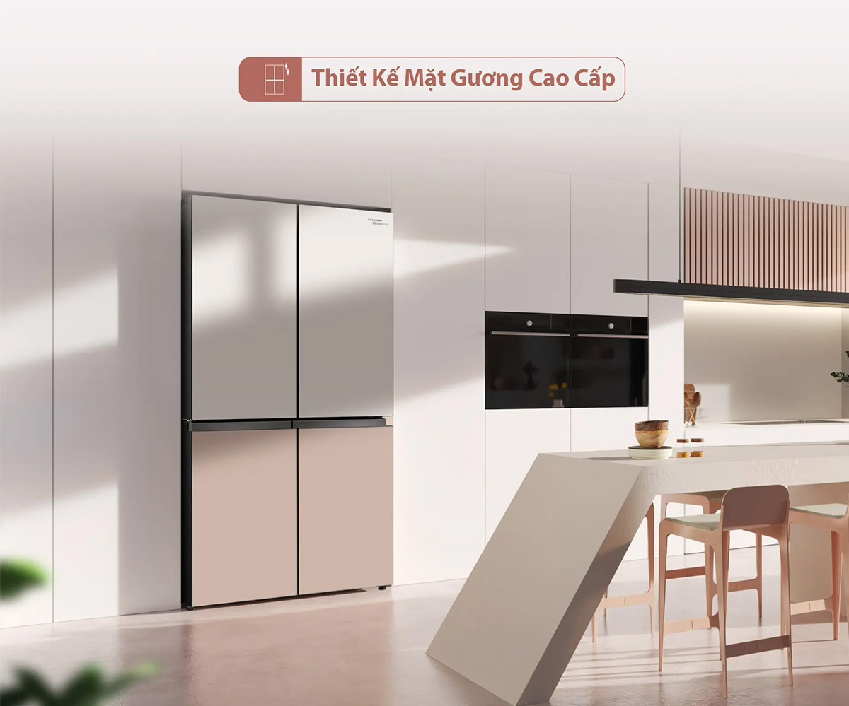 Tủ lạnh Hisense Inverter 609 lít RQ768N4EW-KU