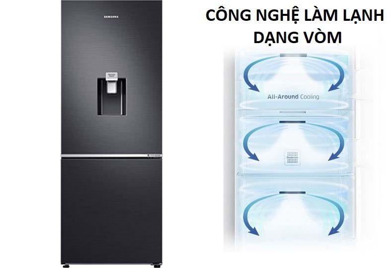 Công nghệ làm lạnh dạng vòm - Tủ lạnh Samsung Inverter 276 lít RB27N4180B1/SV Công nghệ làm lạnh dạng vòm - Tủ lạnh Samsung Inverter 276 lít RB27N4180B1/SV