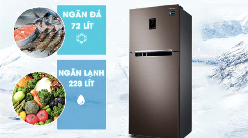 Dung tích tủ lên tới 299 lít - Tủ lạnh Samsung Inverter 299 lít RT29K5532DX/SV Dung tích tủ lên tới 299 lít - Tủ lạnh Samsung Inverter 299 lít RT29K5532DX/SV