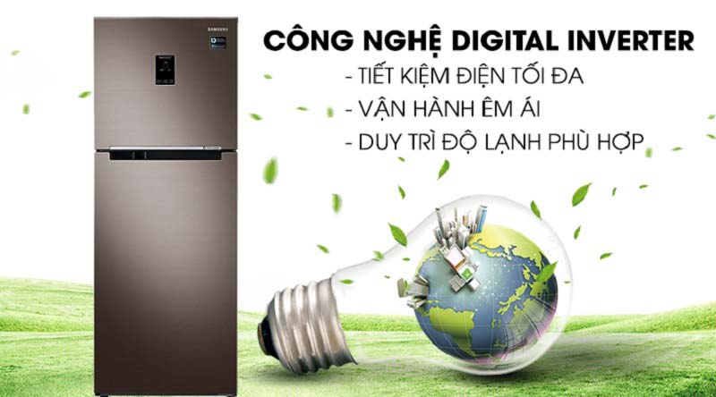 Trang bị công nghệ Digital Inverter hiện đại - Tủ lạnh Samsung Inverter 299 lít RT29K5532DX/SV Trang bị công nghệ Digital Inverter hiện đại - Tủ lạnh Samsung Inverter 299 lít RT29K5532DX/SV