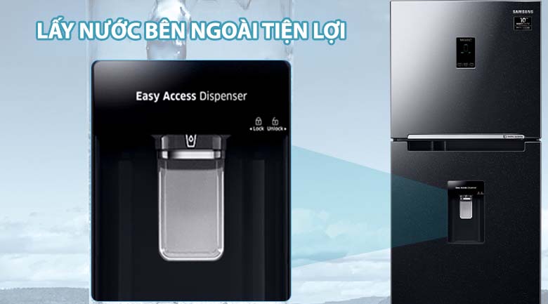 Lấy nước ngoài - Tủ lạnh Samsung Inverter RT32K5932BU/SV Lấy nước ngoài - Tủ lạnh Samsung Inverter RT32K5932BU/SV