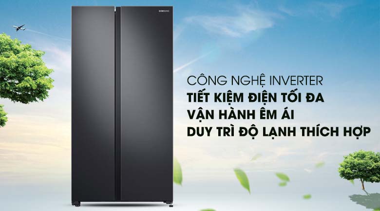 Công Nghệ Digital Inverter tiết kiệm điện năng hiệu quả - Tủ lạnh Samsung Inverter 647 lít RS62R5001B4/SV Mẫu 2019 Công Nghệ Digital Inverter tiết kiệm điện năng hiệu quả - Tủ lạnh Samsung Inverter 647 lít RS62R5001B4/SV Mẫu 2019