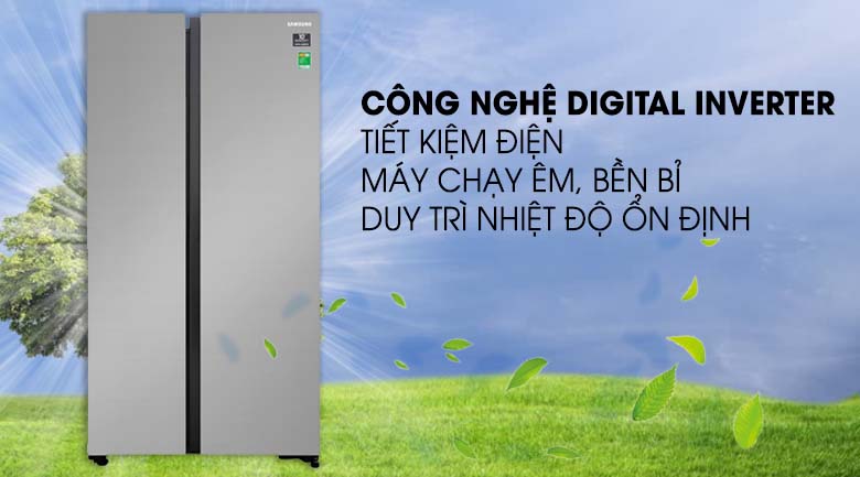 Digital Inverter - Tủ lạnh Samsung Inverter 647 lít RS62R5001M9/SV Digital Inverter - Tủ lạnh Samsung Inverter 647 lít RS62R5001M9/SV