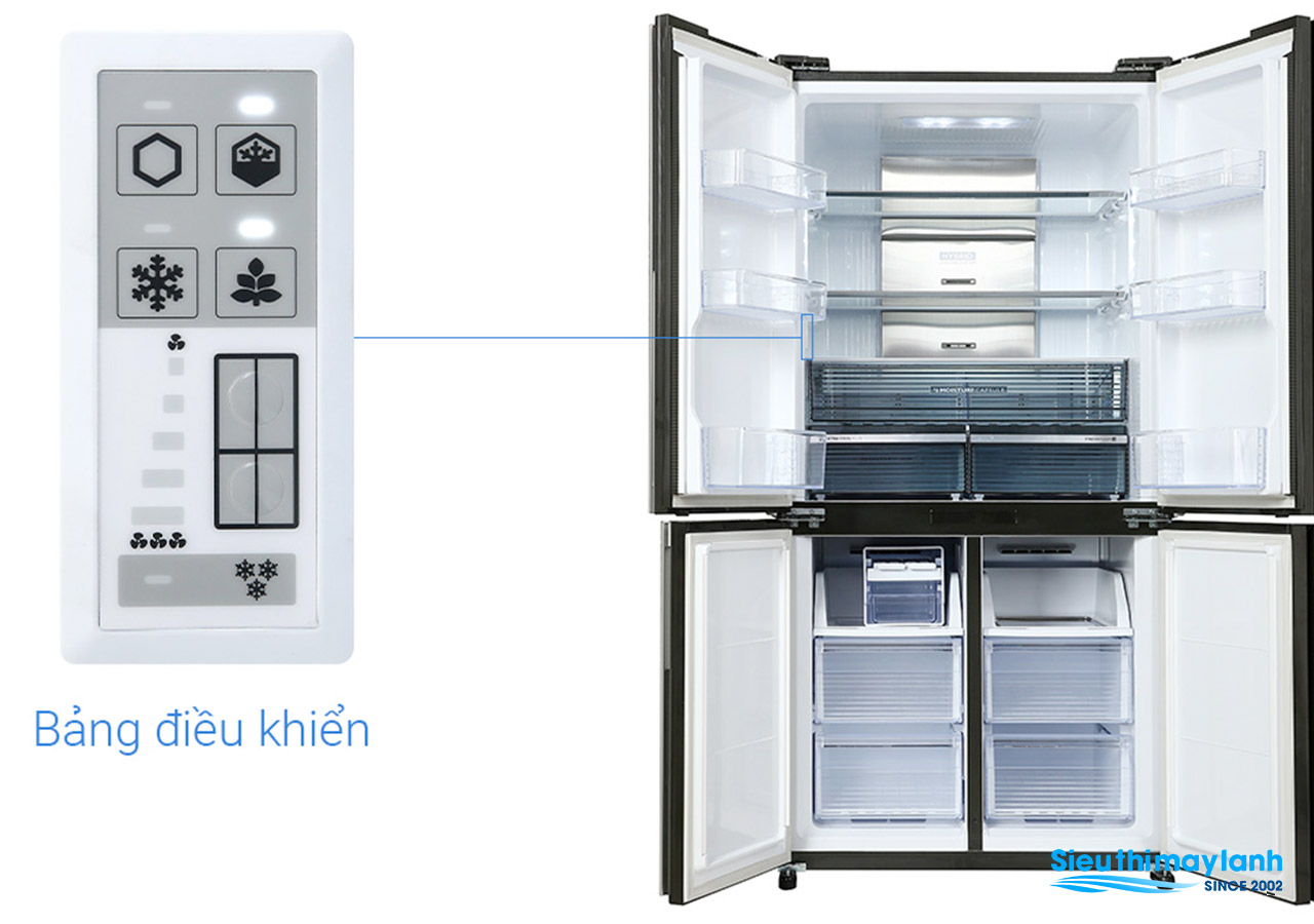 tu-lanh-sharp-inverter-567-lit-4-cua-sj-fx640v-sl-multi-door-hp4