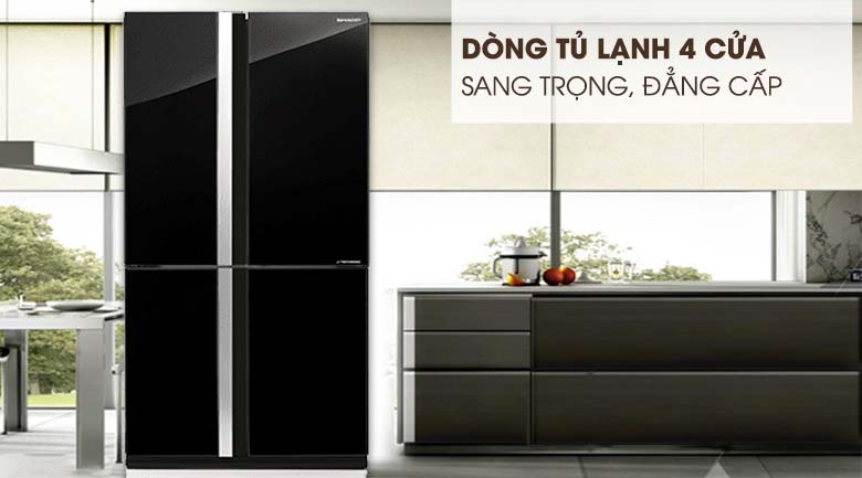 Tủ lạnh Sharp Inverter 605 lít SJ-FX688VG-BK Tủ lạnh Sharp Inverter 605 lít SJ-FX688VG-BK