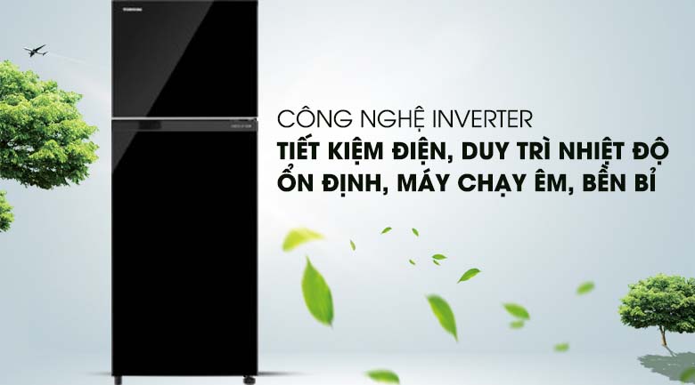 Công nghệ Inverter - Tủ lạnh Toshiba Inverter 253 lít GR-B31VU UKG Công nghệ Inverter - Tủ lạnh Toshiba Inverter 253 lít GR-B31VU UKG