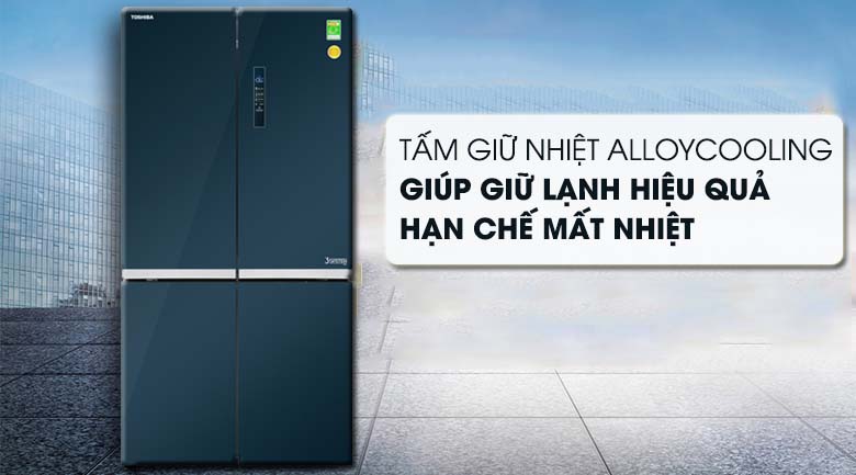 Tấm AlloyCooling giữ lạnh và truyền nhiệt tốt - Tủ lạnh Toshiba Inverter 622 lít GR-RF646WE-PGV(24) Mẫu 2019 Tấm AlloyCooling giữ lạnh và truyền nhiệt tốt - Tủ lạnh Toshiba Inverter 622 lít GR-RF646WE-PGV(24) Mẫu 2019