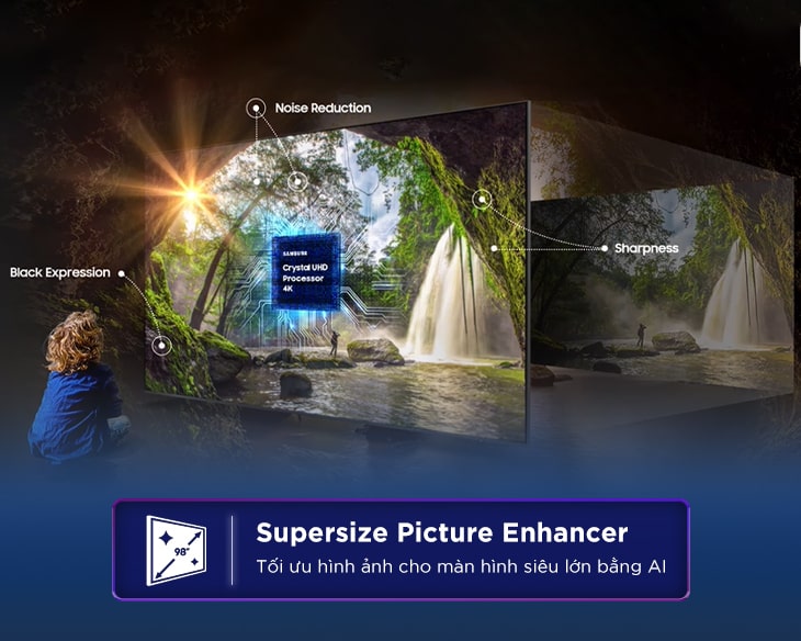 Smart Tivi Samsung 4K 98 Inch UA98DU9000 - Ảnh 9